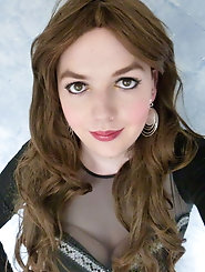 Shemale bitches take off provocative underwear