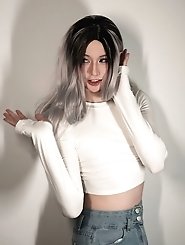 More photos of people climbing ladders.