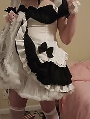 Big anal opening and prolapse in a femboy