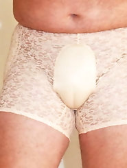 Bodice panties with camel toe