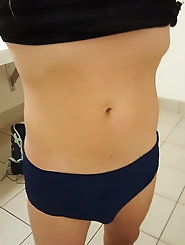 Ladyboy cuties are spreading their butt for a photoshoot