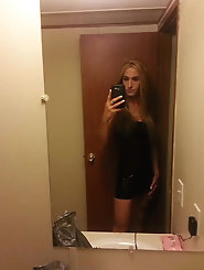 Shapely tgirl GFs having shaved butt