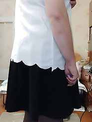 Black skirtandwhite blouse p.3