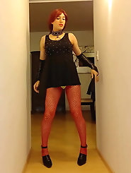 Delicious tranny babes are posing almost naked on pix